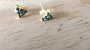 Light Blue Triangle stud Earring