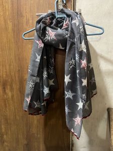 Star Print Scarf