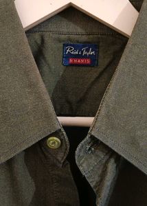REID AND TAYLOR Olive Green Men&#39;s Shirt