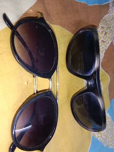 two 😎 sunglasses for men and women both
