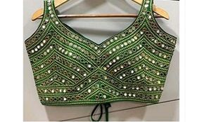 Women&#39;s Mirror Work Traditional Blouse