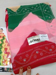 Multicolored Saree