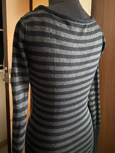 Gothic Y2k Strips Sweater Top