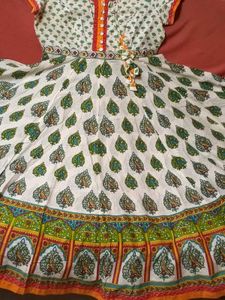 FullFlare AnarkaliKurti with a BeautifulBoho Prin