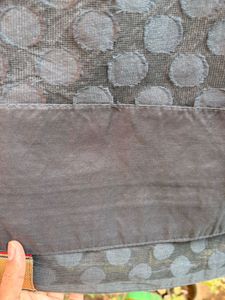 Designer Black saree