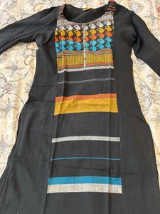 Black Cotton Kurti