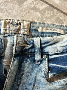 Distressed Denim Jeans size 28