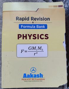 Aakash Rapid Revision&amp; Formula Bank Physics For Neet/ Jee Edition 20-21