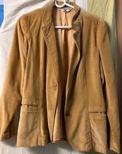 Vintage Tan Velvet Blazer
