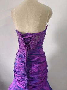 Purple Mermaid Gown