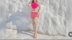 Crochet Halter Top and Skirt Set