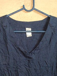 Women&#39;s Casual Fashion Top Navy-blue