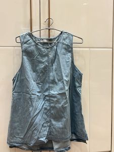 Denim Sleeveless Top