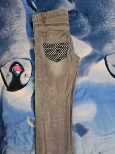 Gray Denim Jeans
