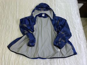 unisex  Blue Patterned Jacket size M