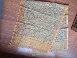 Vintage Mustard Floral Print 3 Piece Full SitDress