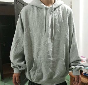 Grey Oversized Hoodie