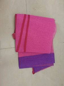Onion Pinky Kamal kari Saree