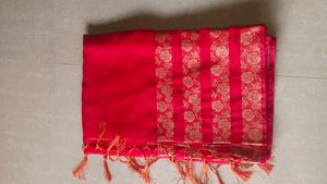 Women&#39;s Banarasi Cotton Silk Saree with Blouse