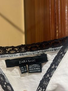 Zara White Cami Top