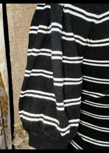 Striped Polo Knit Dress(made in Korea)