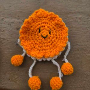 Crochet Biscuit Character Toy And Key Chain