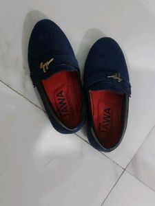 Boys' Navy Blue Loafers