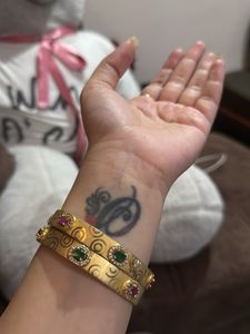 Elegant Gold Plated Bangles 2