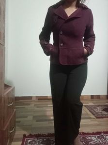 Maroon Short Coat