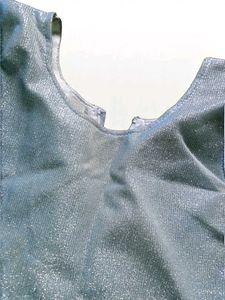 Girl&#39;s Silver Dress with Shrug