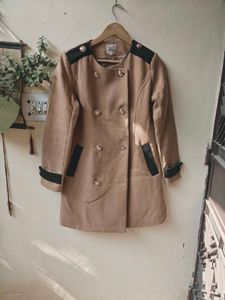 Korean Style Brown Coat
