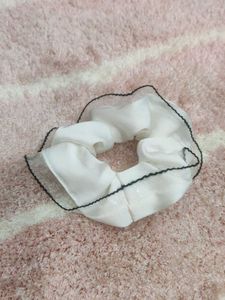 White Scrunchie