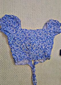 Koren Tie Up Crop Top