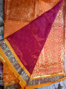 Kanchi Pattu Saree With Blouse