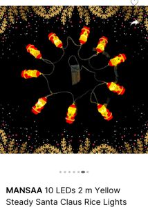 Santa String Lights