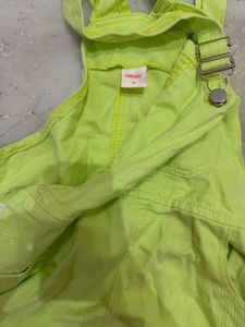 Cute Neon Green Pinafore dress
