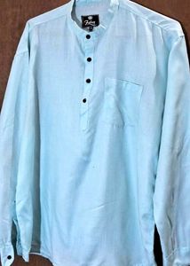 Men's Light Blue Casual Shirt