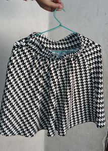 🖤🤍 Premium Houndstooth Mini Skirt for Women