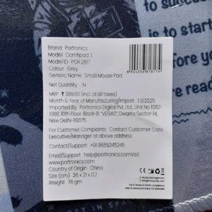Portronics Comfipad 3 Mouse Pad with Shortcuts Key