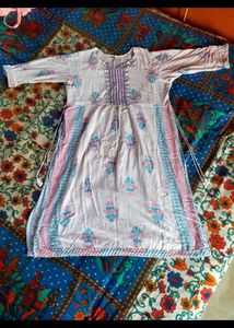 White Kurta Plazo Set