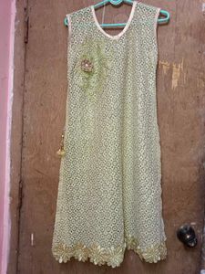 Green Anarkali Dress