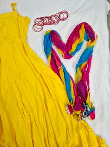 Yellow Kurti Set🪷