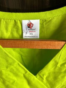 Athena Neon Green Top