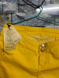 Yellow Girl&#39;s Pants