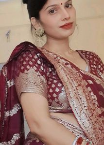 Elegant wine &amp; Gold Saree stitching blouse 34 ch