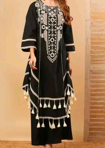 Embroidered Kurta Palazzo Sets