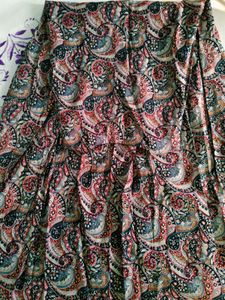 Paisley Print Sleeveless Maxi Dress