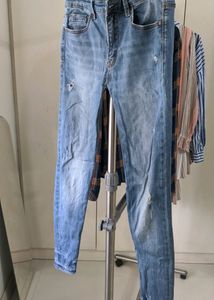 Stradivarius Regular High-waist Skinny Jeans