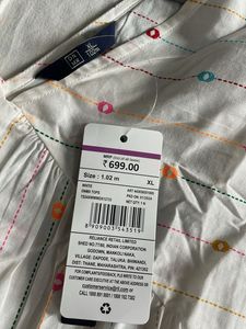 White Peasant Top