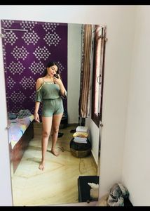 Olive Green Romper